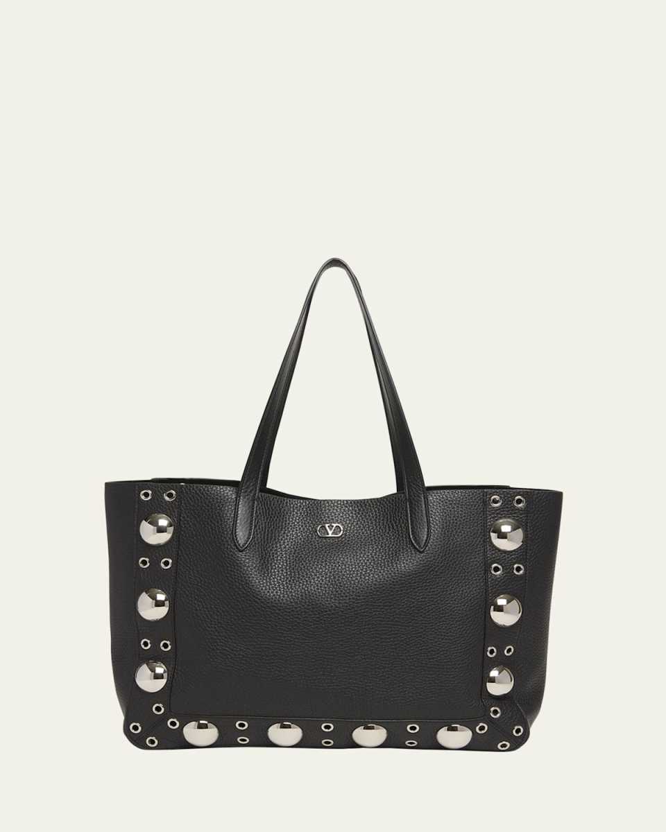 Nellcote Studded Leather Tote Bag